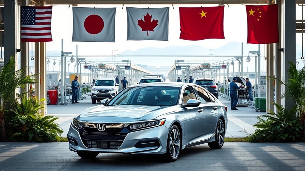 honda accord global production footprint u s japan china thailand