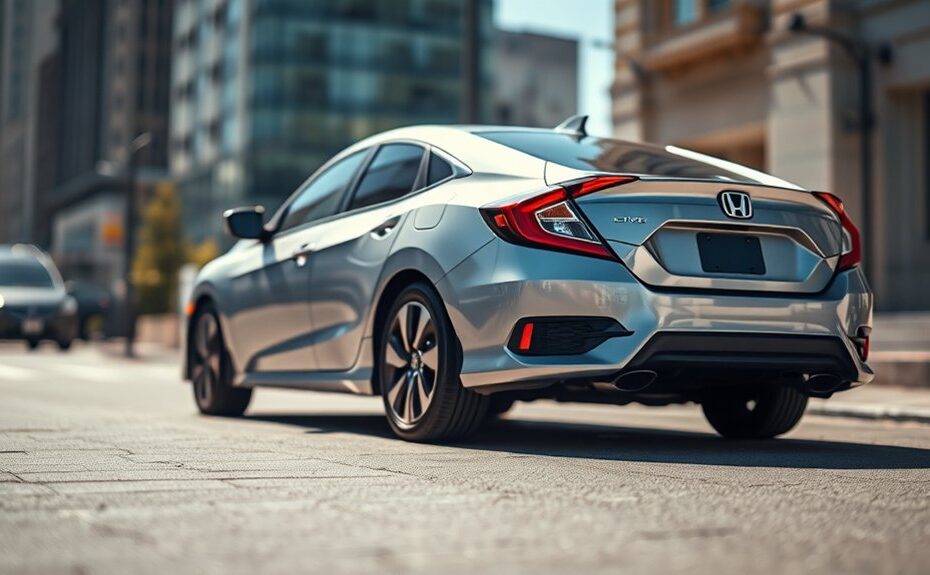 honda civic length information