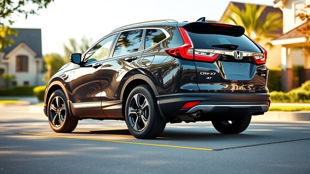 honda cr v length by year variation