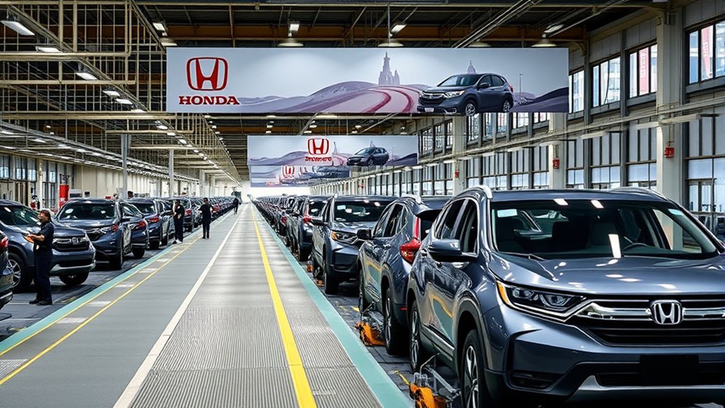 honda cr v produced worldwide locations