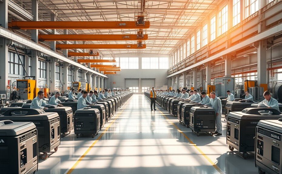 honda generator manufacturing locations