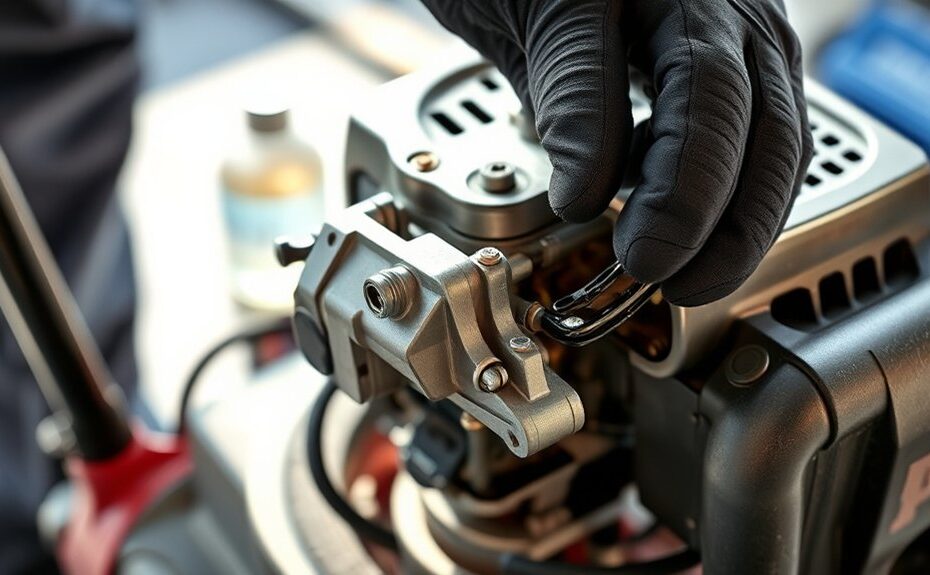 honda lawn mower carburetor cleaning instructions