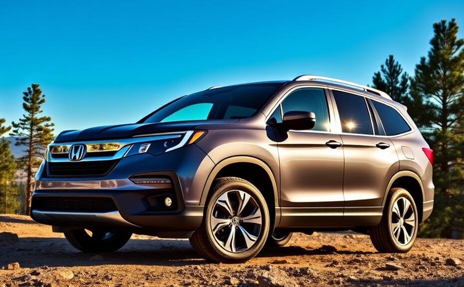 honda pilot compact suv model details