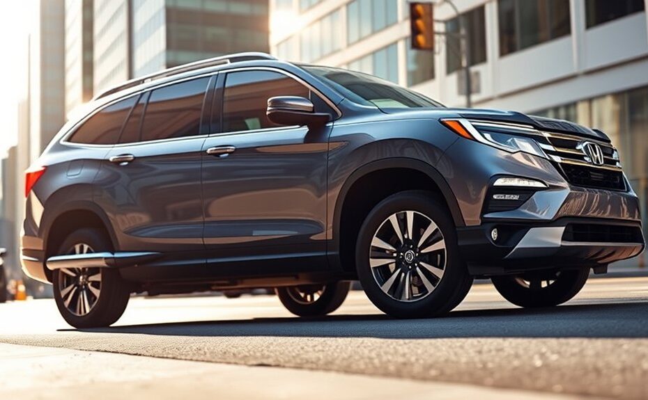 honda pilot length measurement details