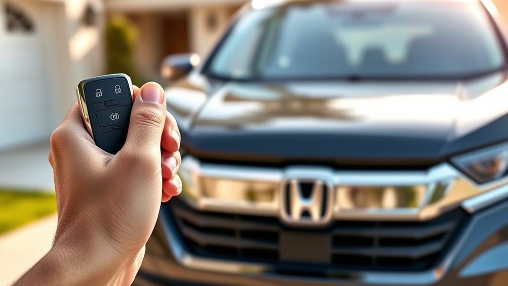 honda remote start by model features