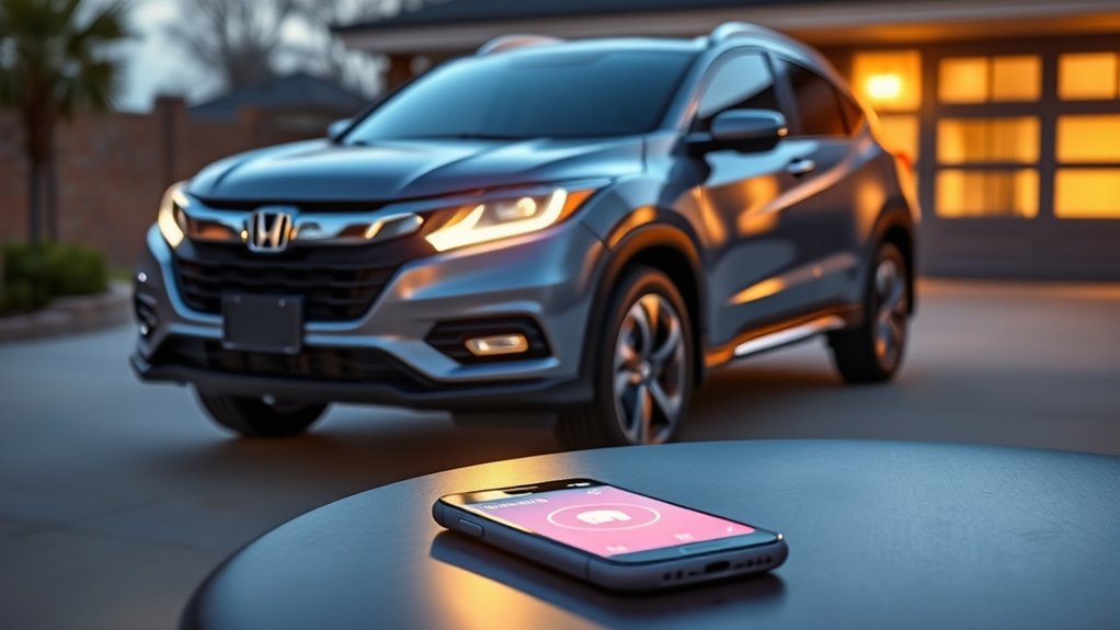 honda remote start remote access status security