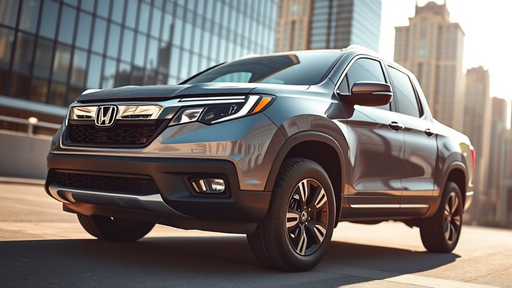 honda ridgeline unibody pickup practicality