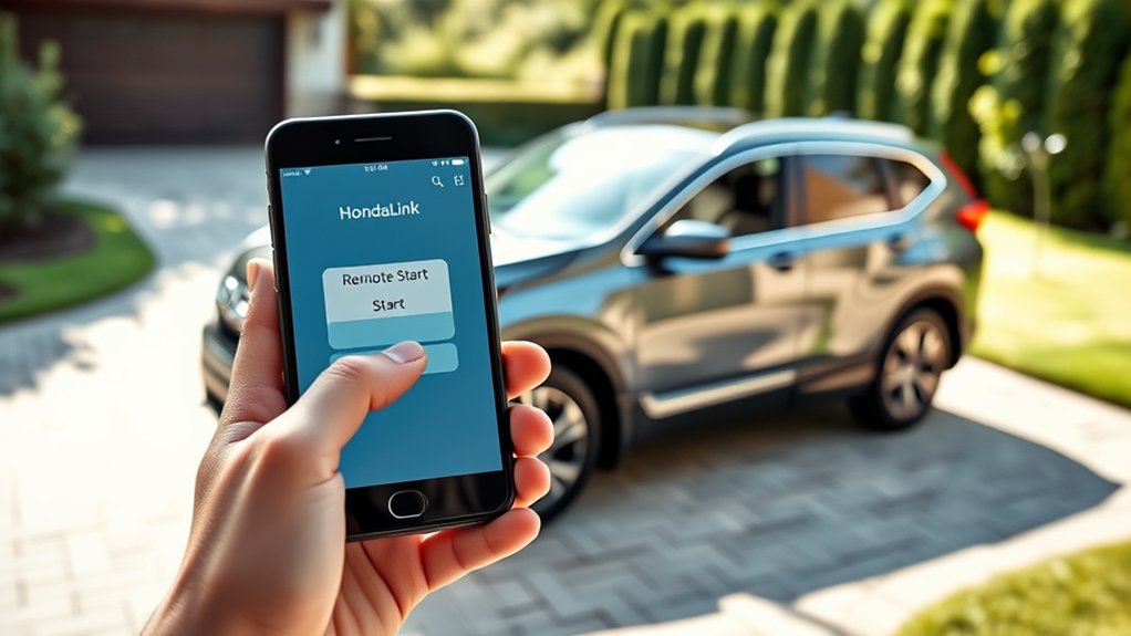 hondalink remote start with climate control