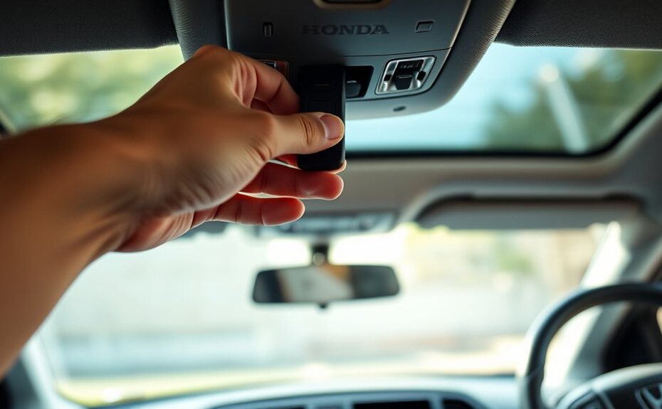 how to open hood crv