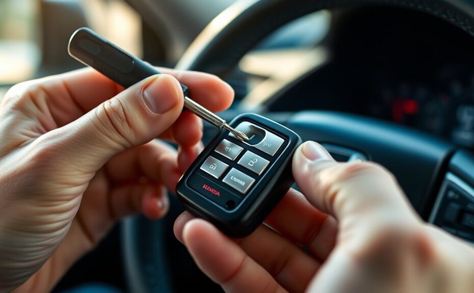 how to program honda key fob