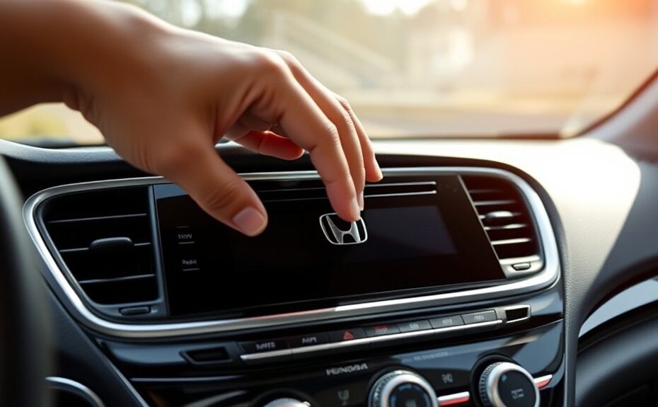 how to reset honda radio