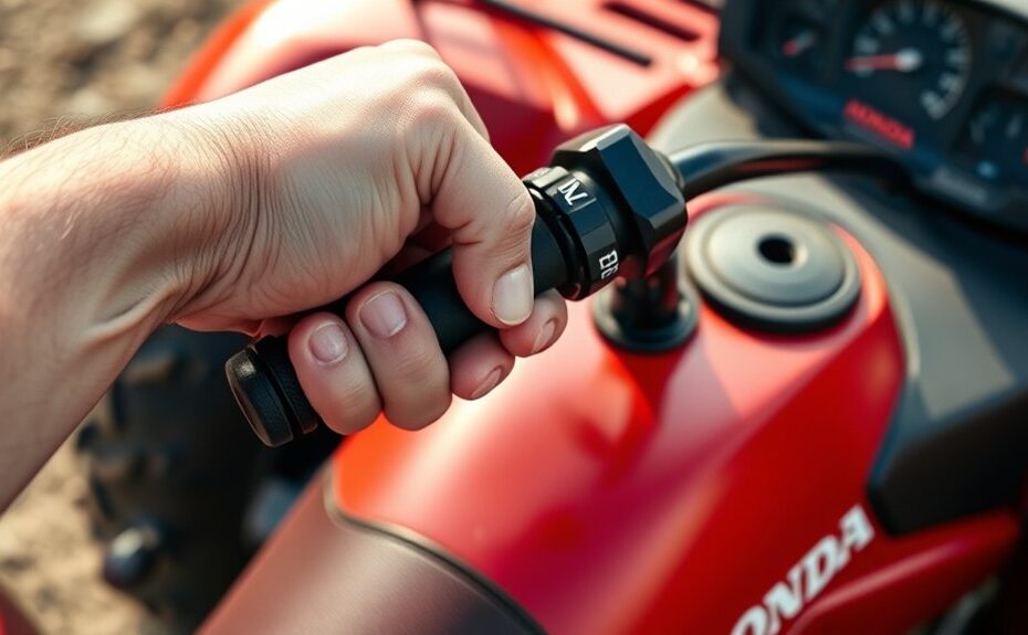 how to reverse honda four wheeler