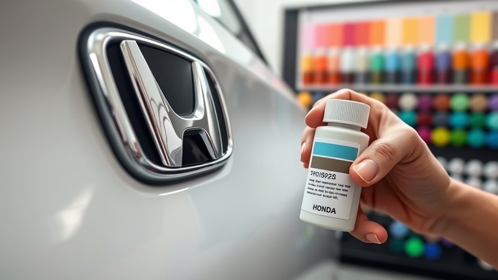 identify honda paint color code precisely