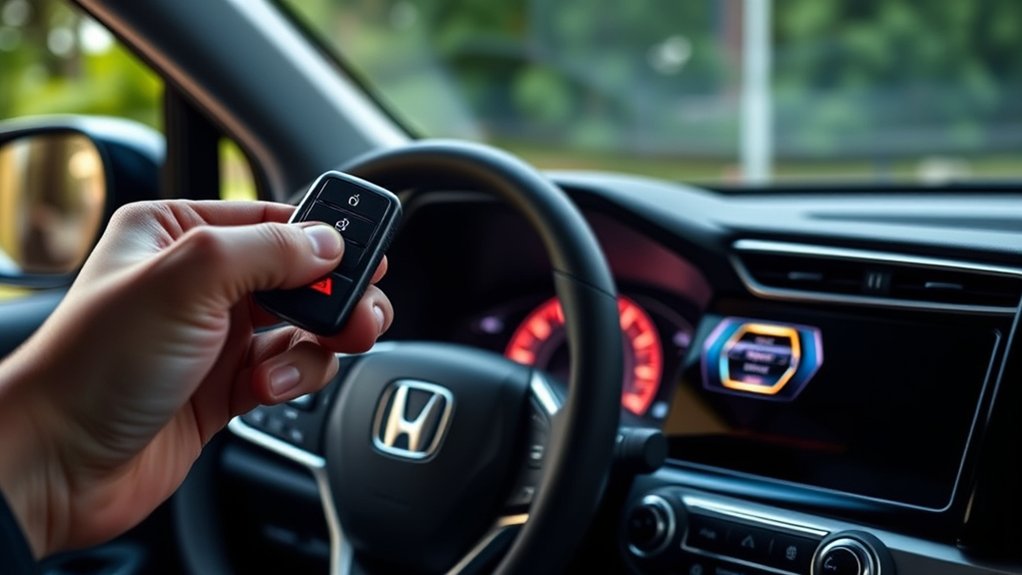 identify remote start features on cr v