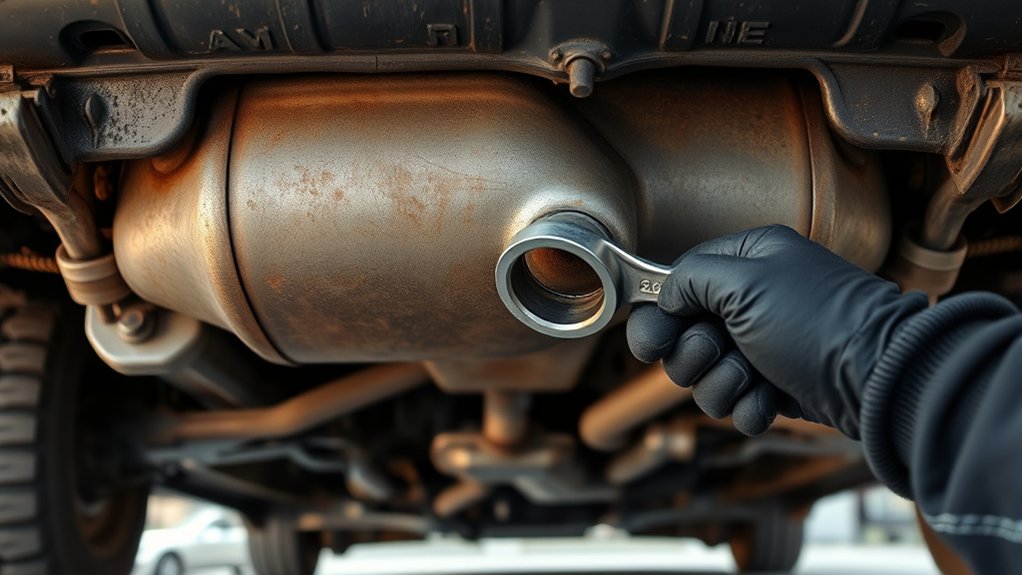 increased noise damaged muffler signs
