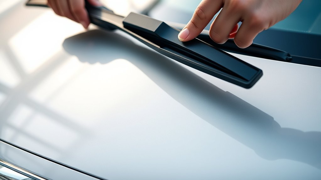 lift wiper arm release blade slide off