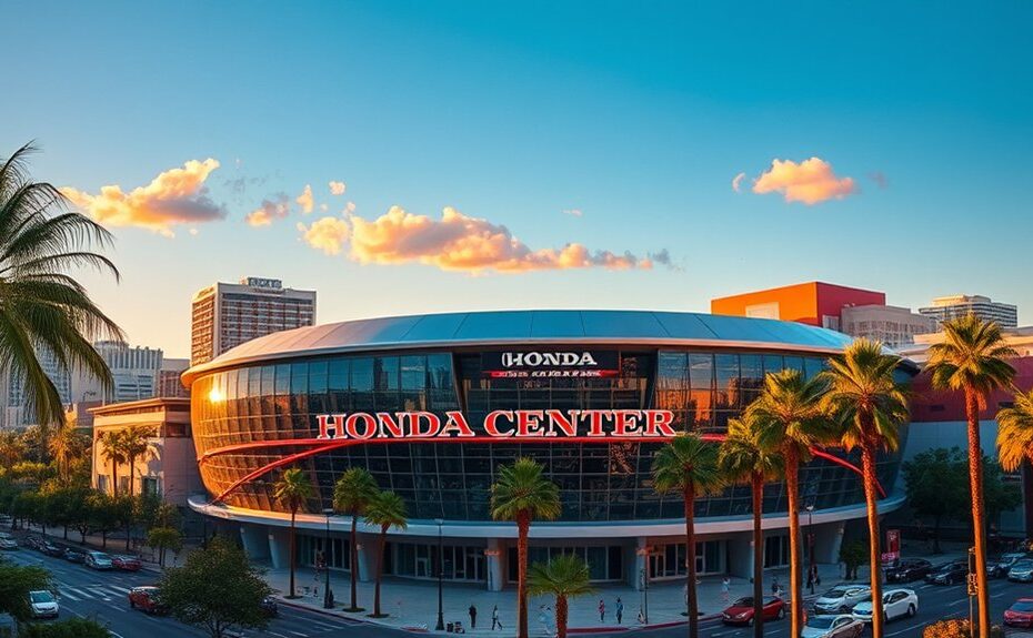 location of honda center arena