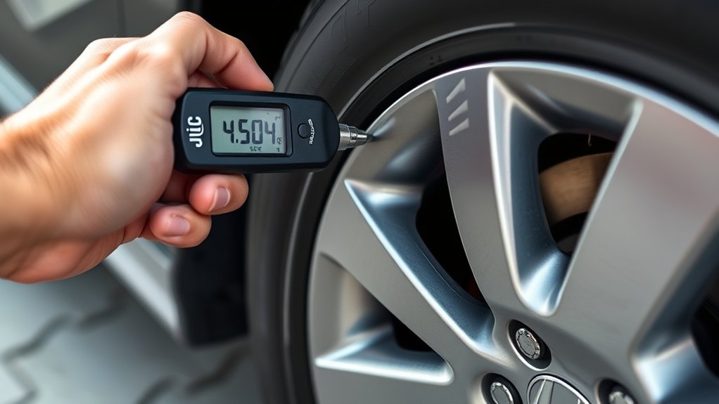 measure tire pressure accurately on honda civic