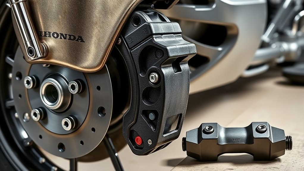 oem honda calipers ensure precise durable braking