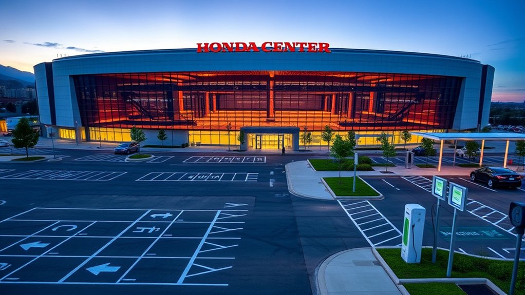 official honda center parking pre purchase advised