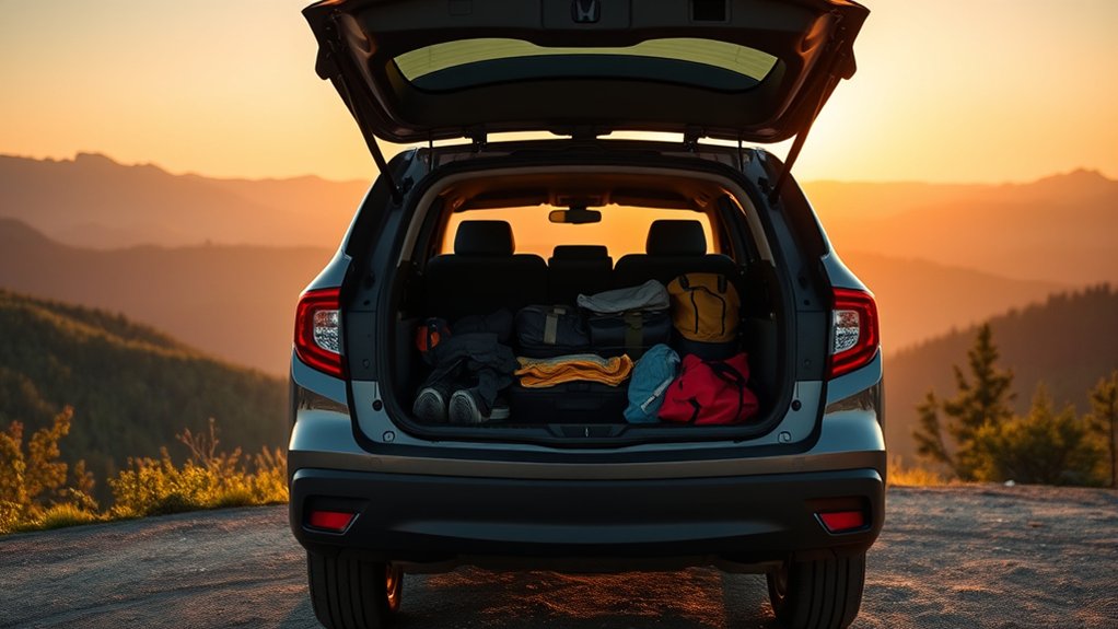 pilot cargo capacity leads largest honda suv versatility