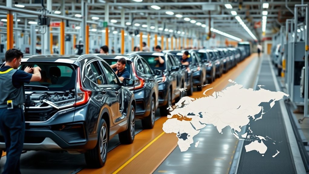 regional customization of cr v production