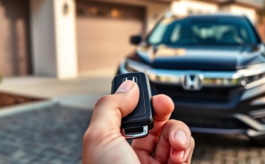 remote start a honda vehicle remotely