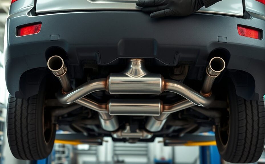 replace 2004 honda cr v rear muffler