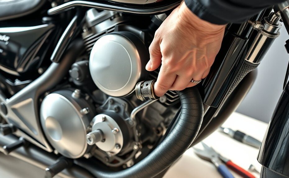replace fuel line on honda shadow 1100