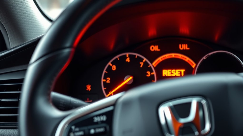 reset oil light after change