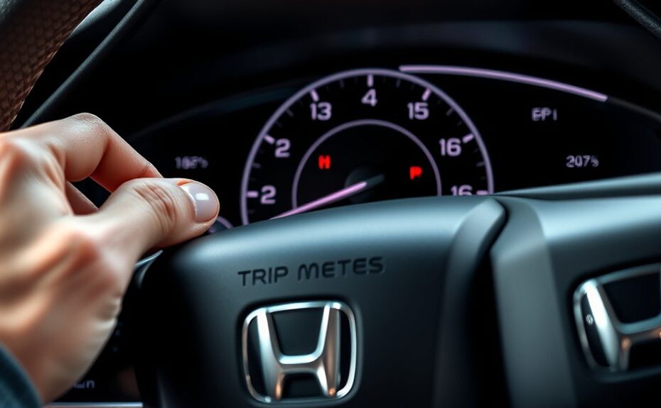 reset oil meter on honda civic