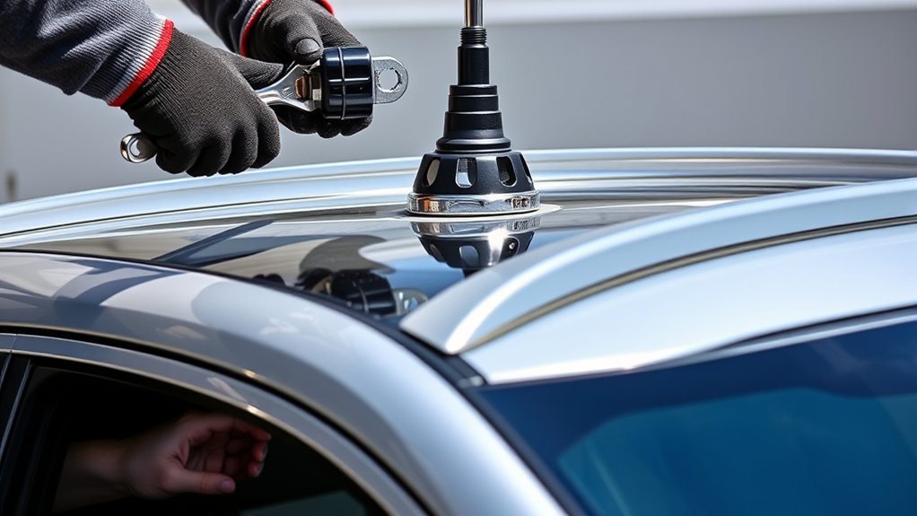 secure cb antenna mount on crv