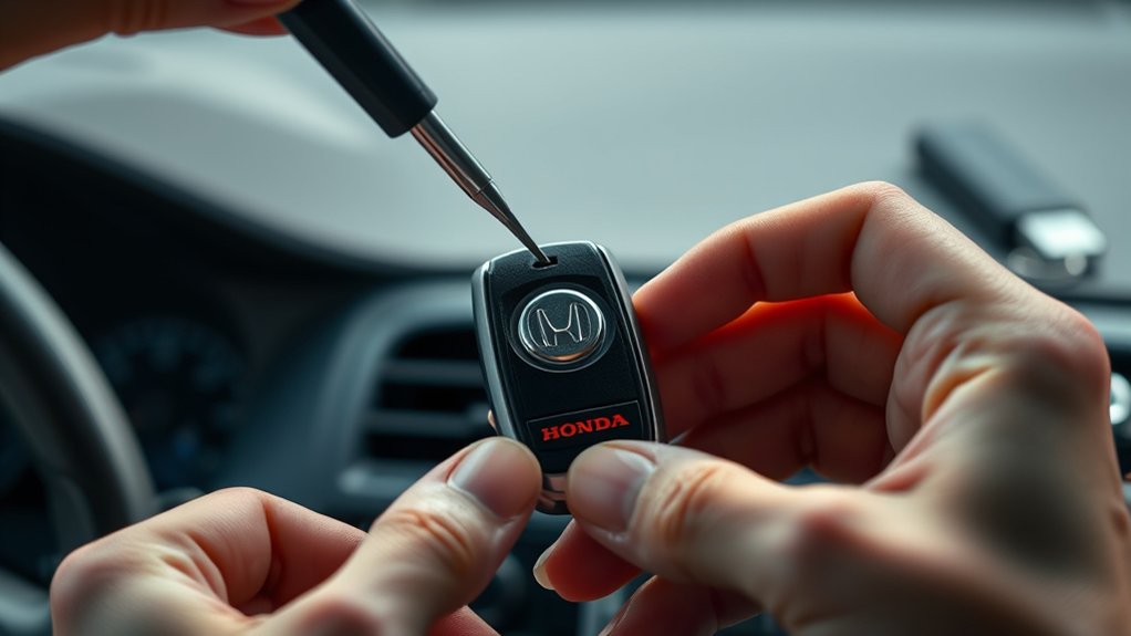 signs of fading key fob battery