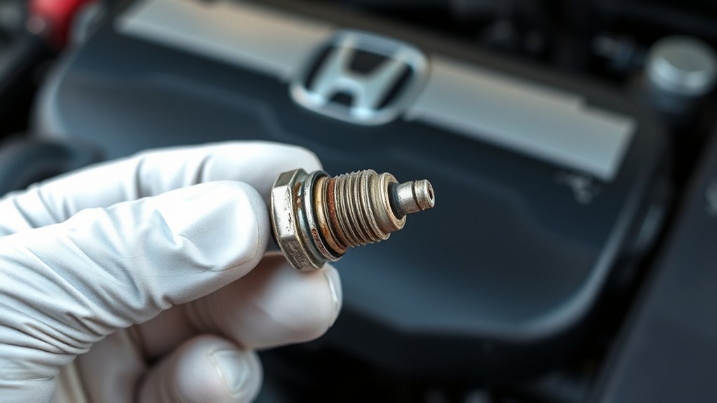signs of worn spark plugs in accord