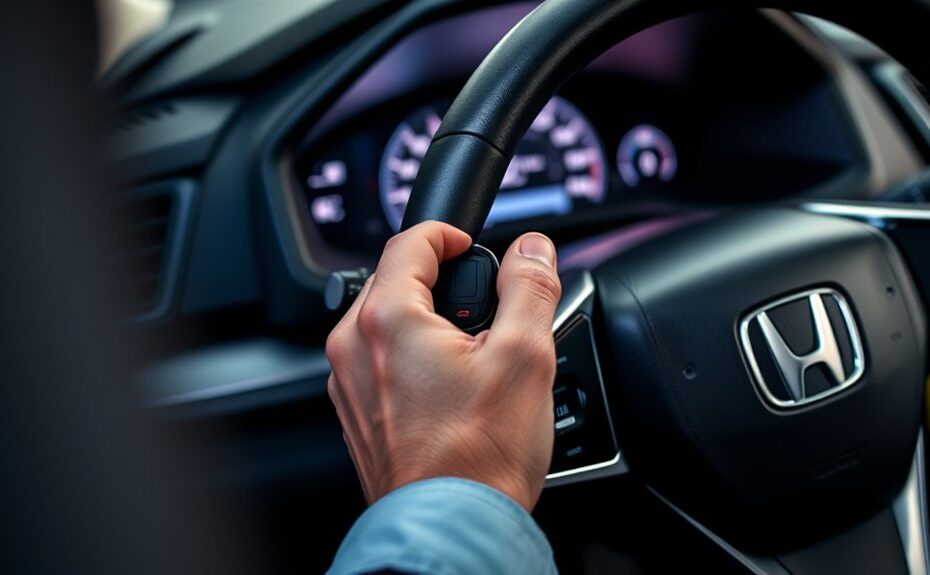 starting honda cr v with key fob
