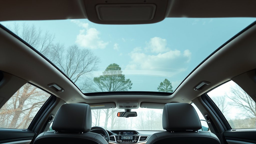 sunroof options light air noise headroom impact