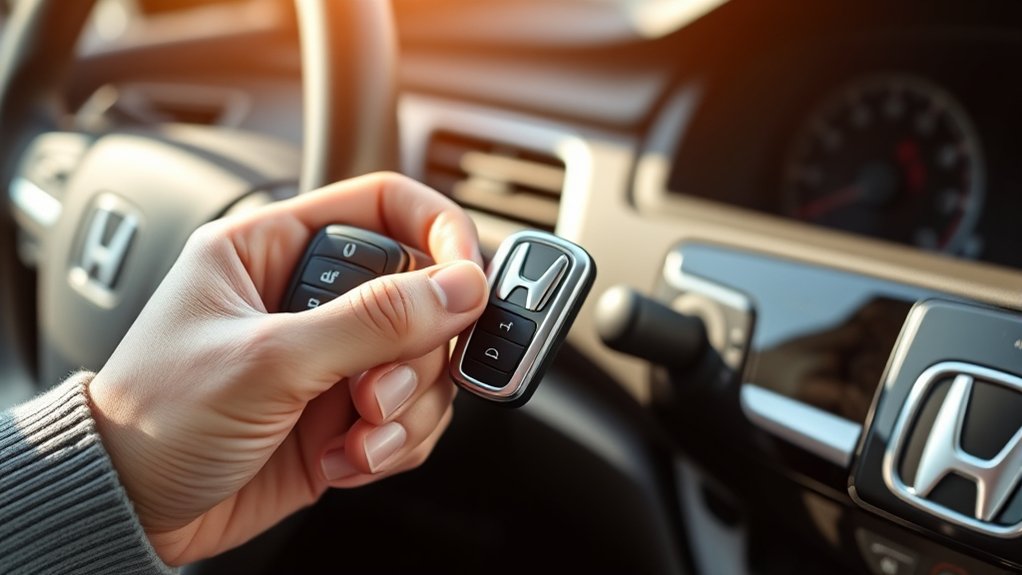 sync honda key fob program test