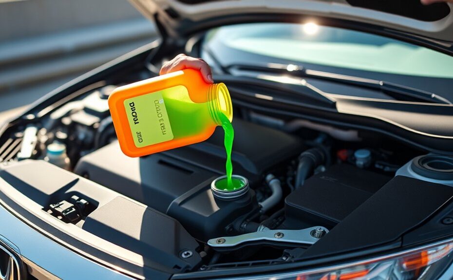 top off honda civic coolant