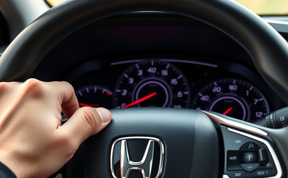 turn off honda tire pressure light