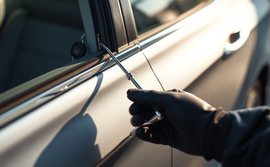 unlock honda accord with keys inside