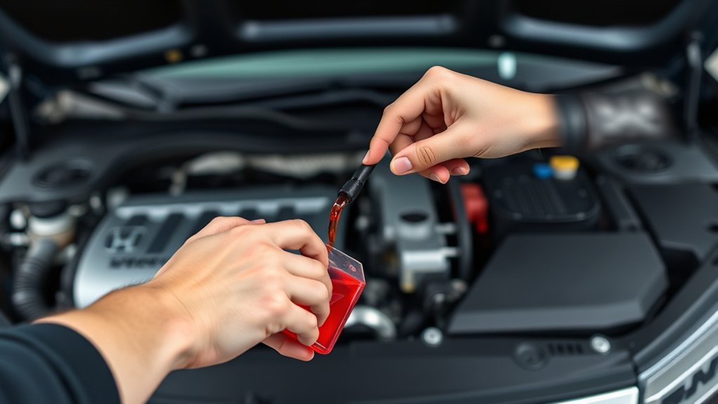 use correct fluid avoid overfill
